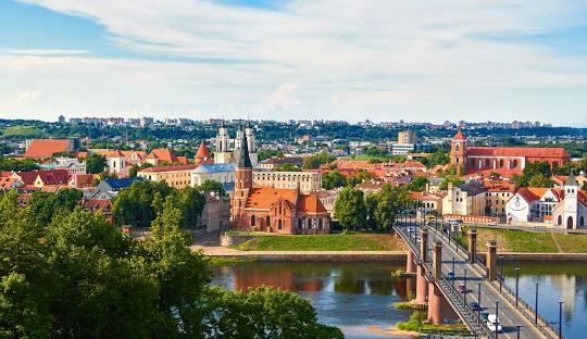 The beauty of Kaunas, Lithuania